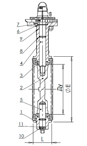 Исполнение Tecofi VPI 4448-02 Ду 40